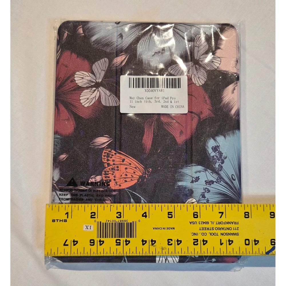 iPad Pro 11 Case Floral Butterfly Smart Folio 4th 3rd 2nd 1st Gen Cover